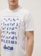 White pure cotton graphic T-shirt, regular fit_2
