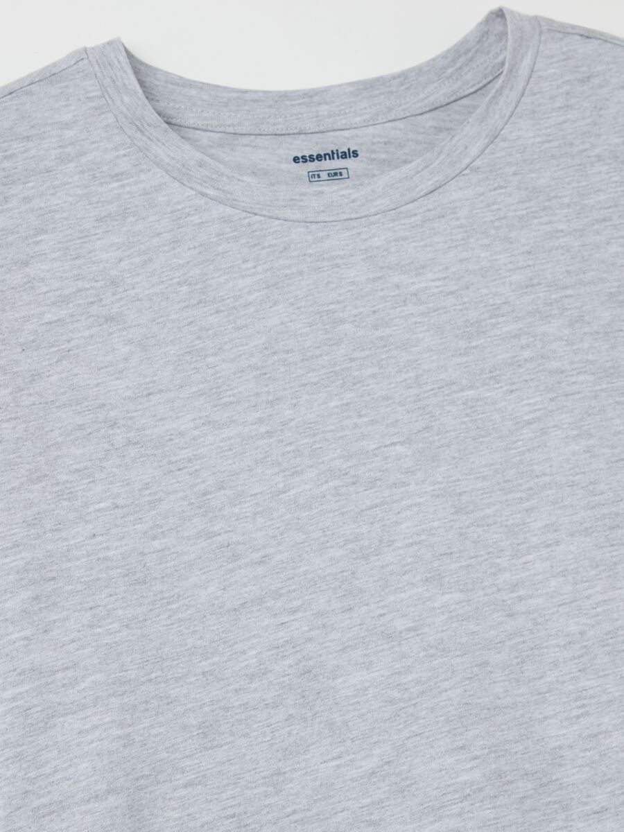 Organic cotton T-shirt with round neck_5