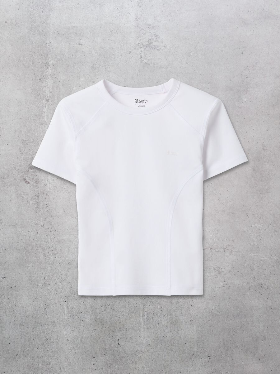 Fitted Logo T-shirt White_5