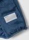 Blue padded children's gilet, regular fit, water repellent with zip_3