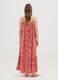 Women's long dress in multicoloured viscose wide fit_3