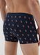 Christmas themed blue stretch cotton regular fit boxers_2