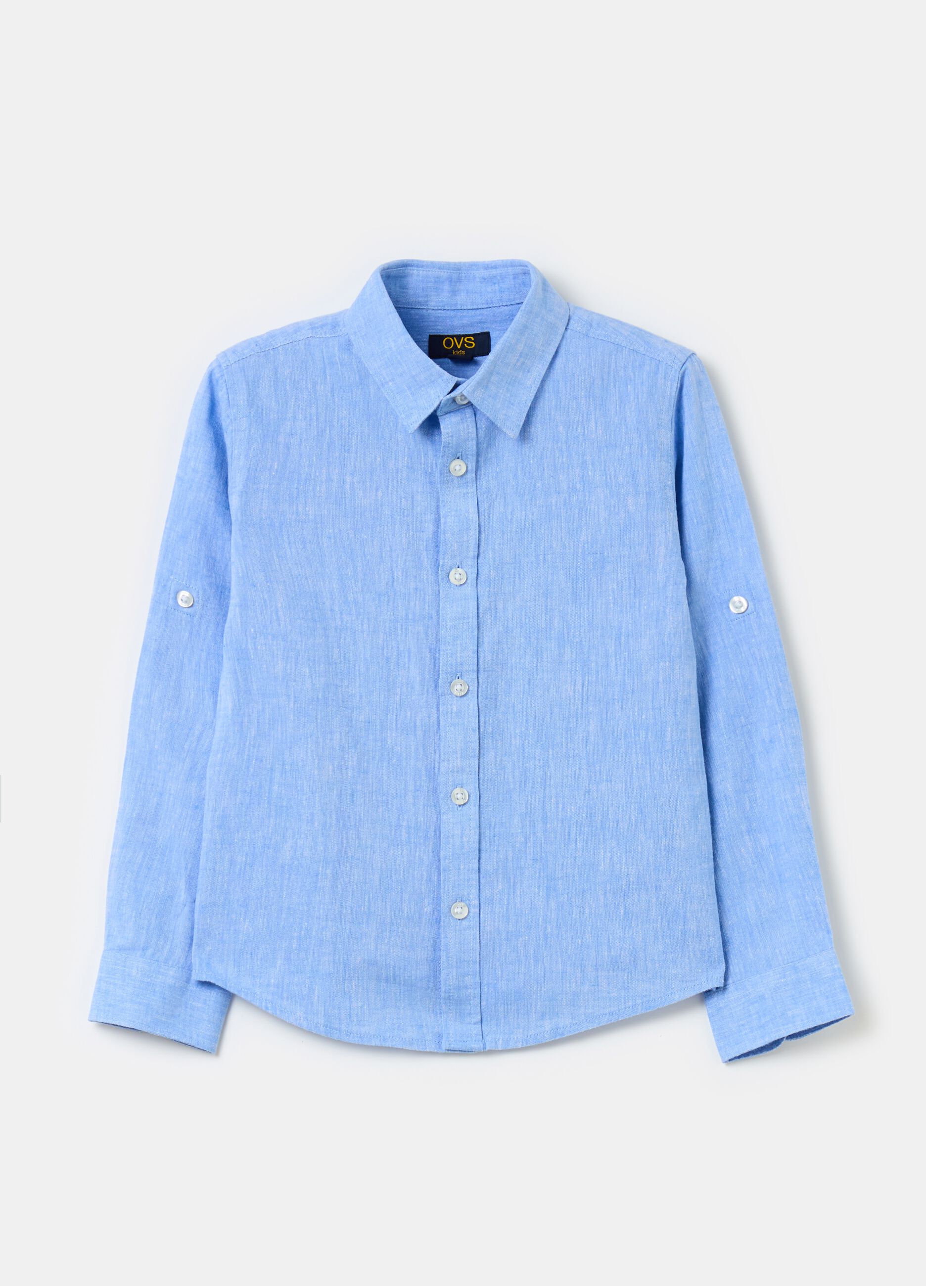 Linen and cotton shirt