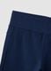 Girls&rsquo; blue flared trousers in stretch organic cotton_2