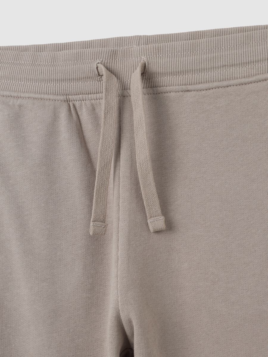Pantaloni per bambini in puro cotone grigi regular fit_2