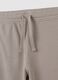 Children's grey regular fit pure cotton trousers_2