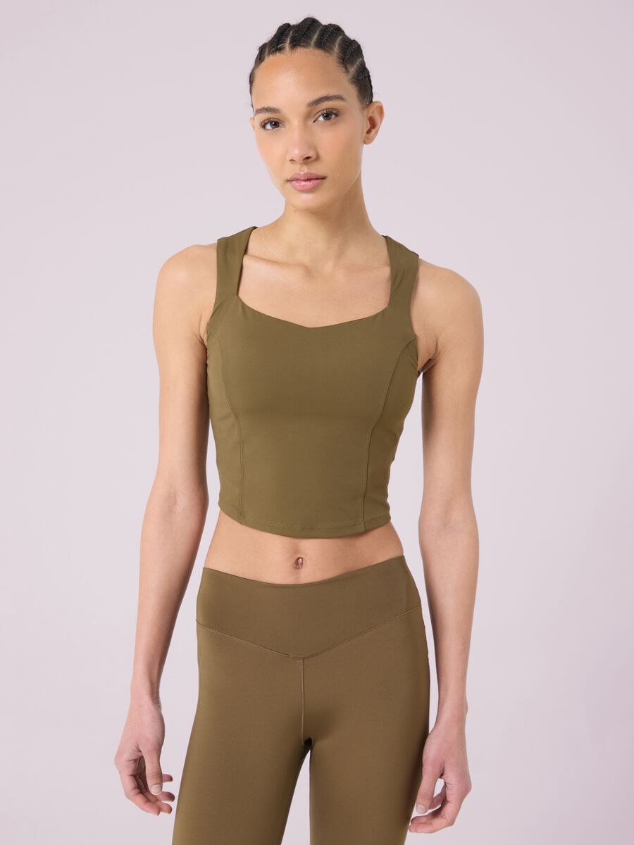Crop top con sostegno leggero ALTAVIA STUDIO_1