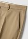 Beige Stretch Cotton Trousers Regular Fit_5