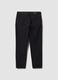 Black regular tapered jeans in a cotton, lyocell and viscose blend_5