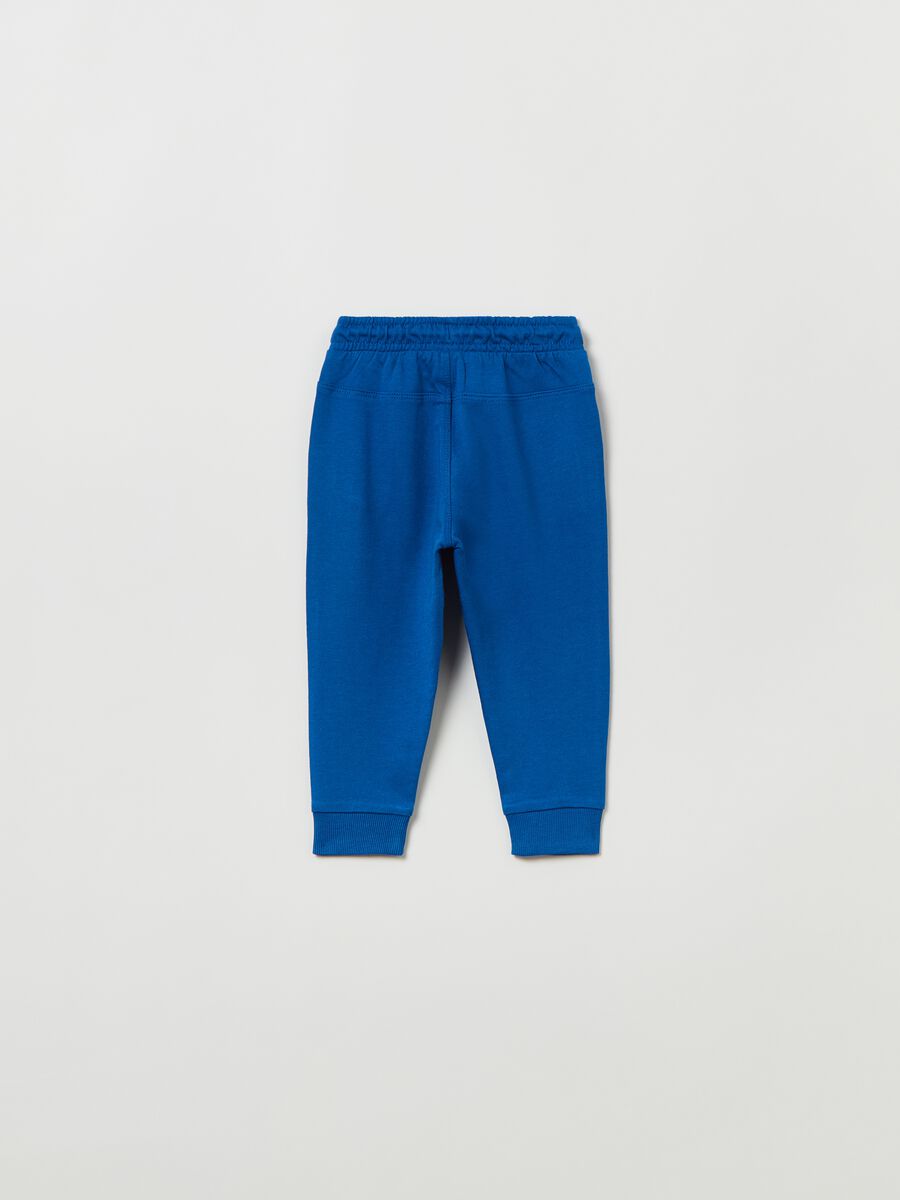 Plush joggers with drawstring_1