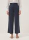 Multicolour Striped Viscose-Blend Oversize Fit Trousers_1