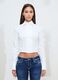 Fitted Full-Zip Shirt in White_2
