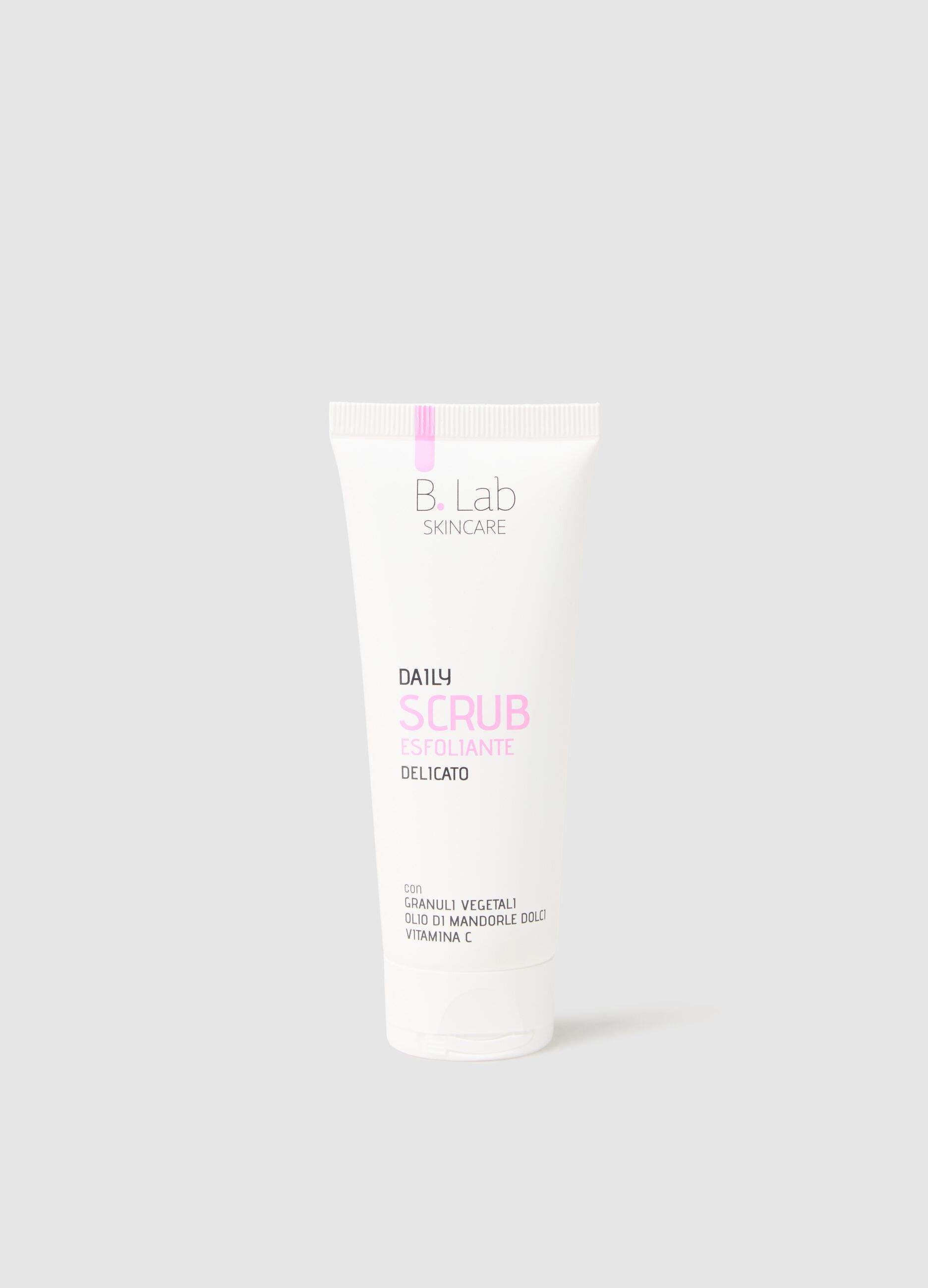Delicate daily exfoliating face scrub
