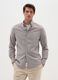 Grey pure cotton regular fit shirt_0