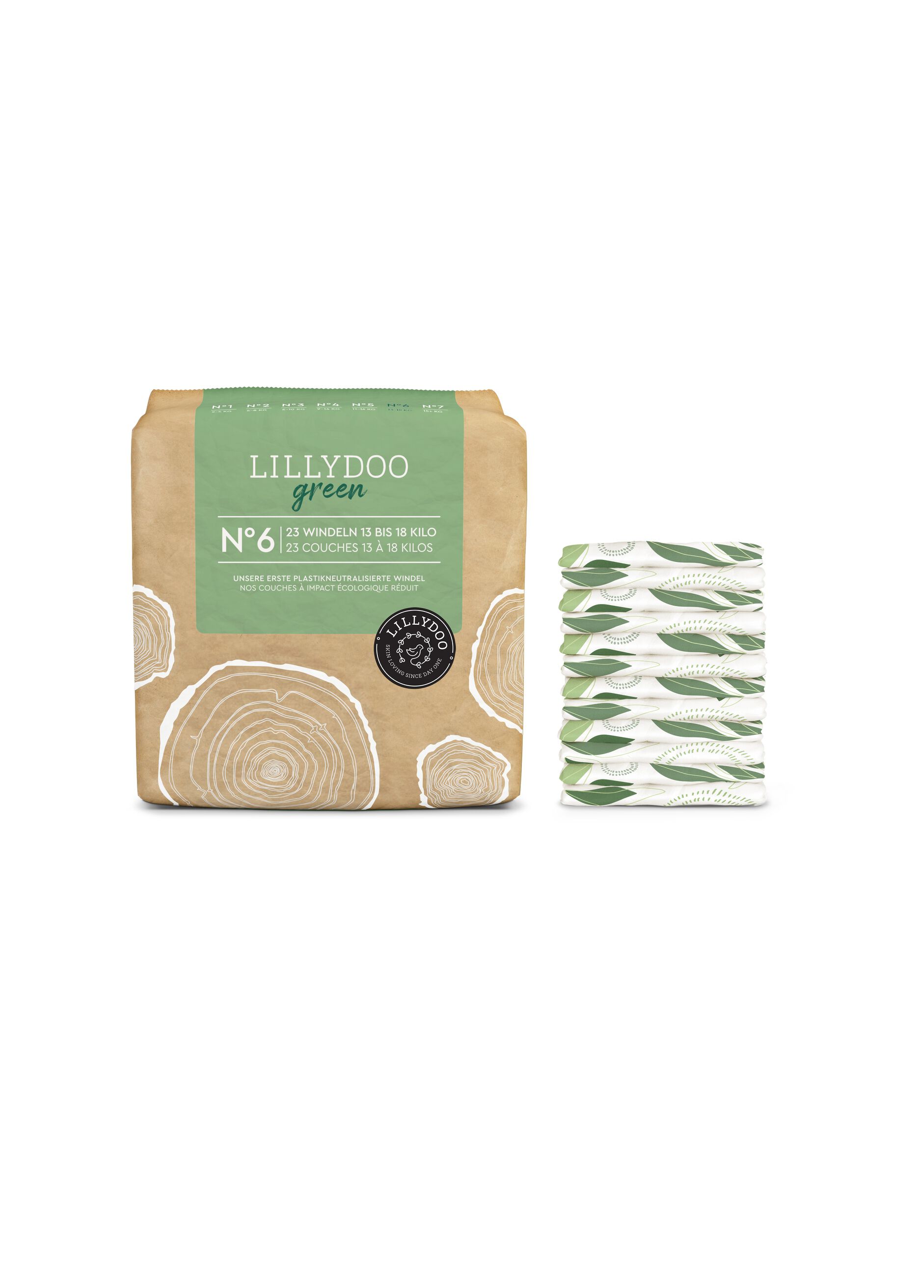 Lillydoo eco-sustainable nappies, No. 6 (13-18 kg)