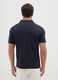 Men&rsquo;s blue polo shirt in 100% cotton with regular fit_3