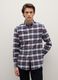 Multicolour long-sleeve shirt in pure cotton, regular fit, checked_2