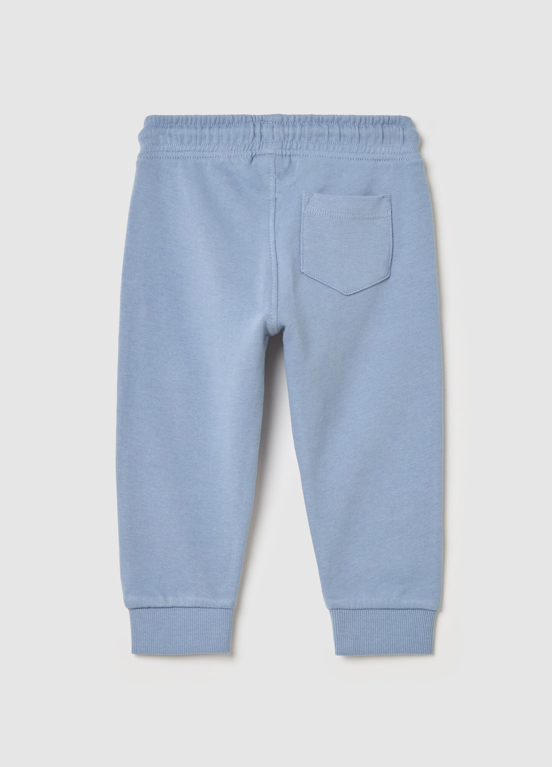 Joggers in cotone con coulisse 