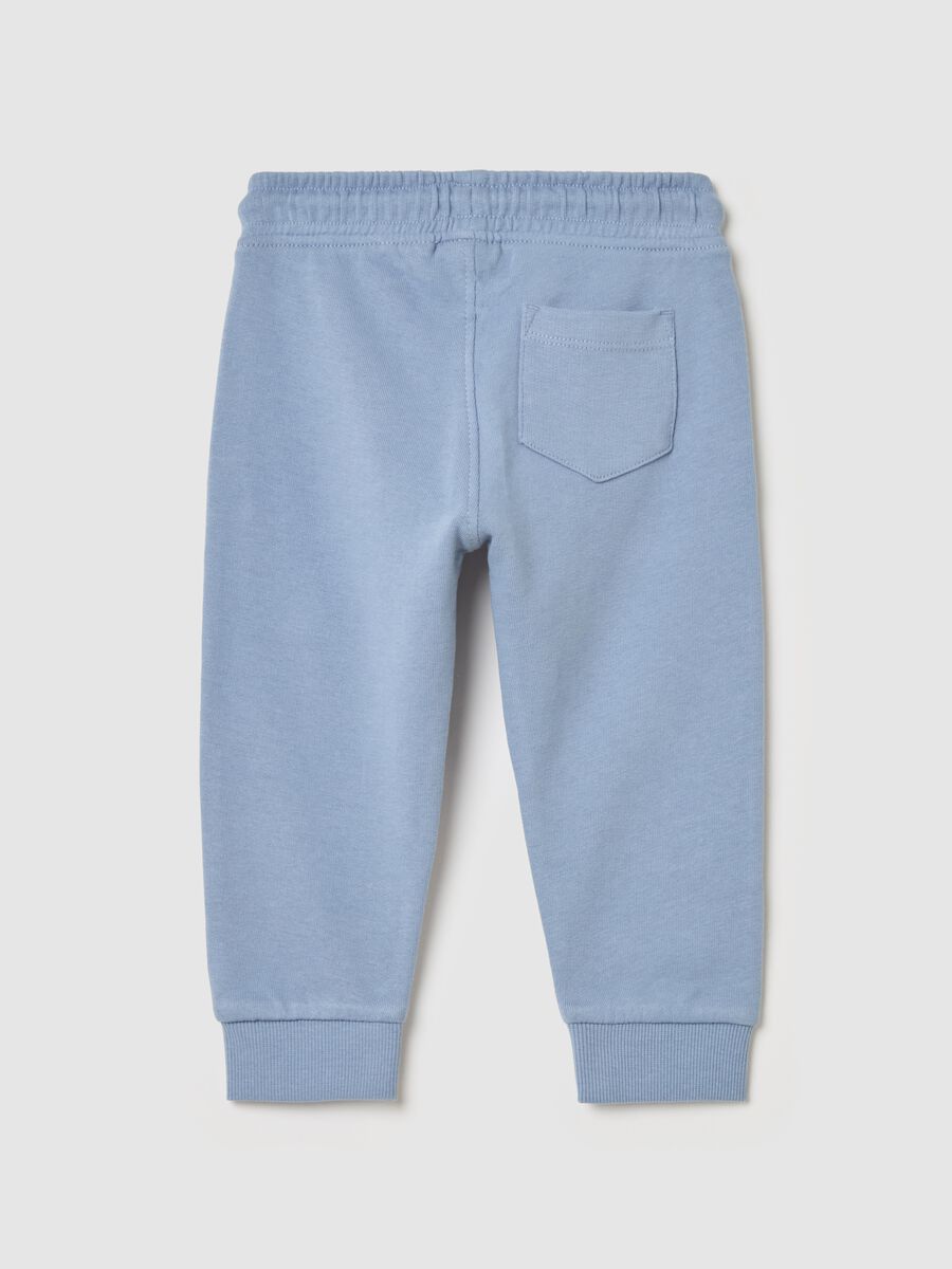 Cotton joggers with drawstring_1