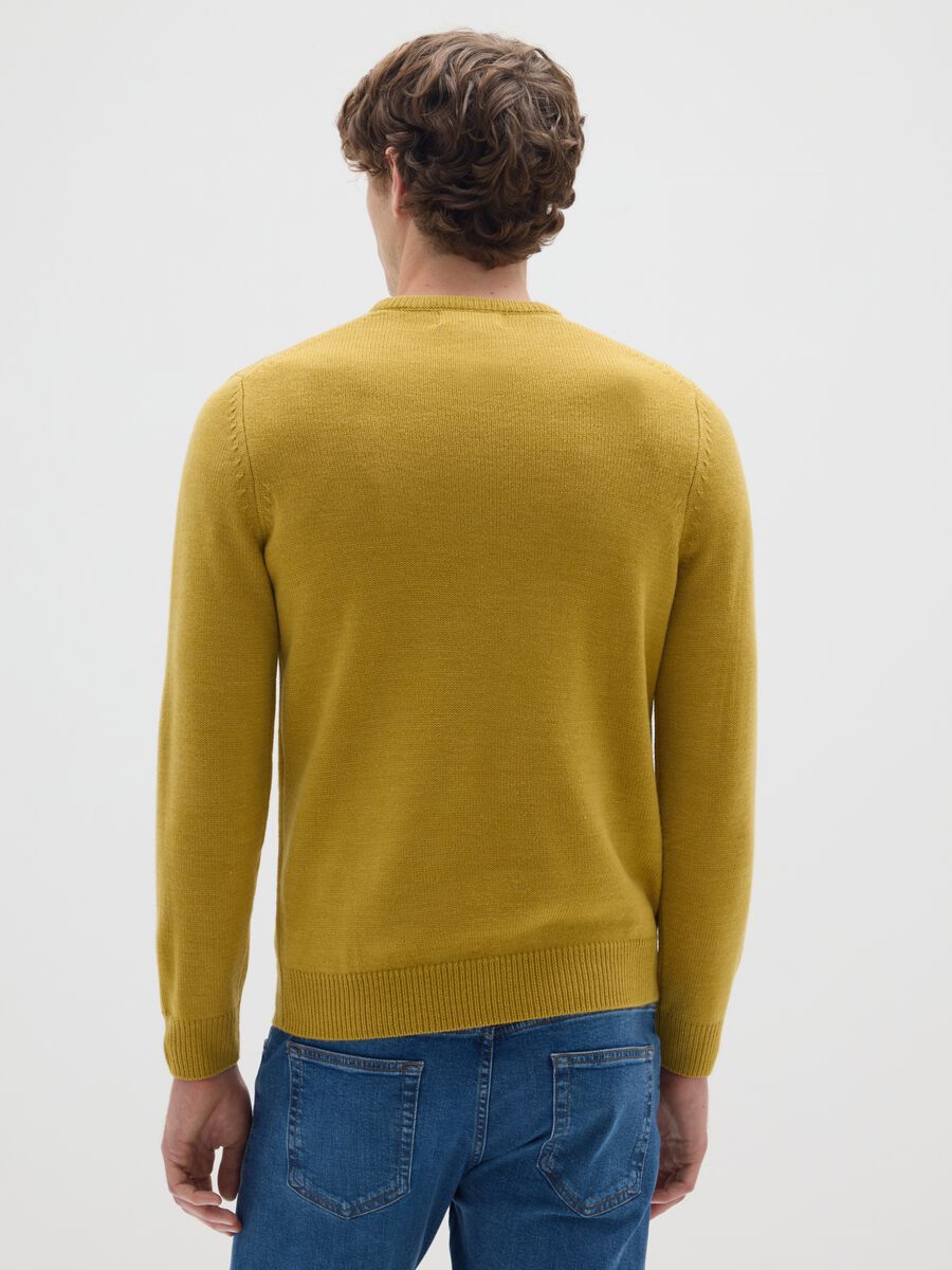 Maglione giallo regular fit_2