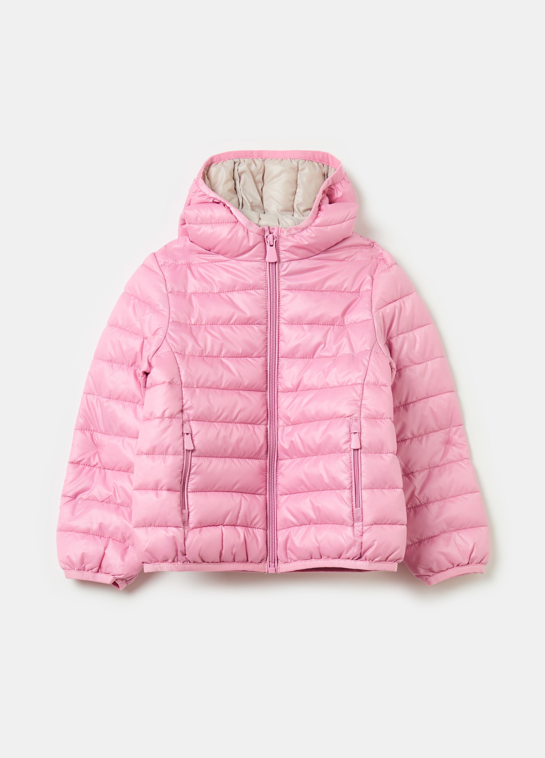 Piumino ultralight con trama ripstop