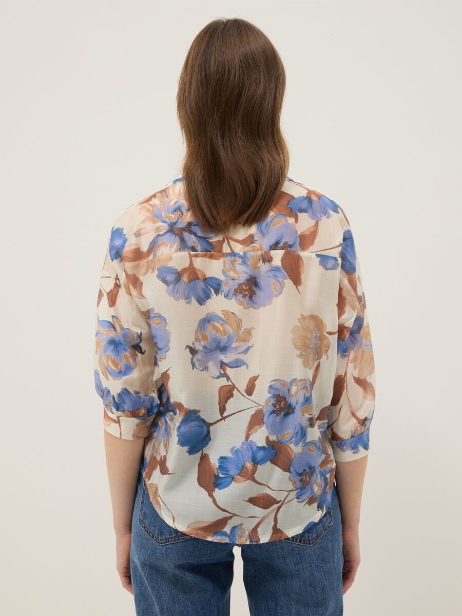 Regular-fit floral print viscose-blend shirt_2