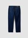 Dark blue slim-fit jeans in a cotton-viscose blend_6