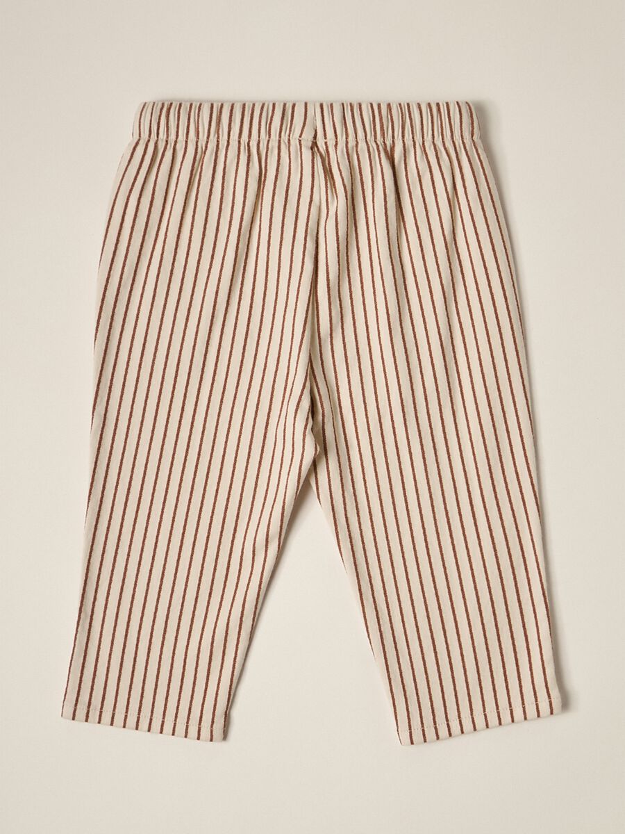 IANA newborn boy stretch cotton twill trousers_1