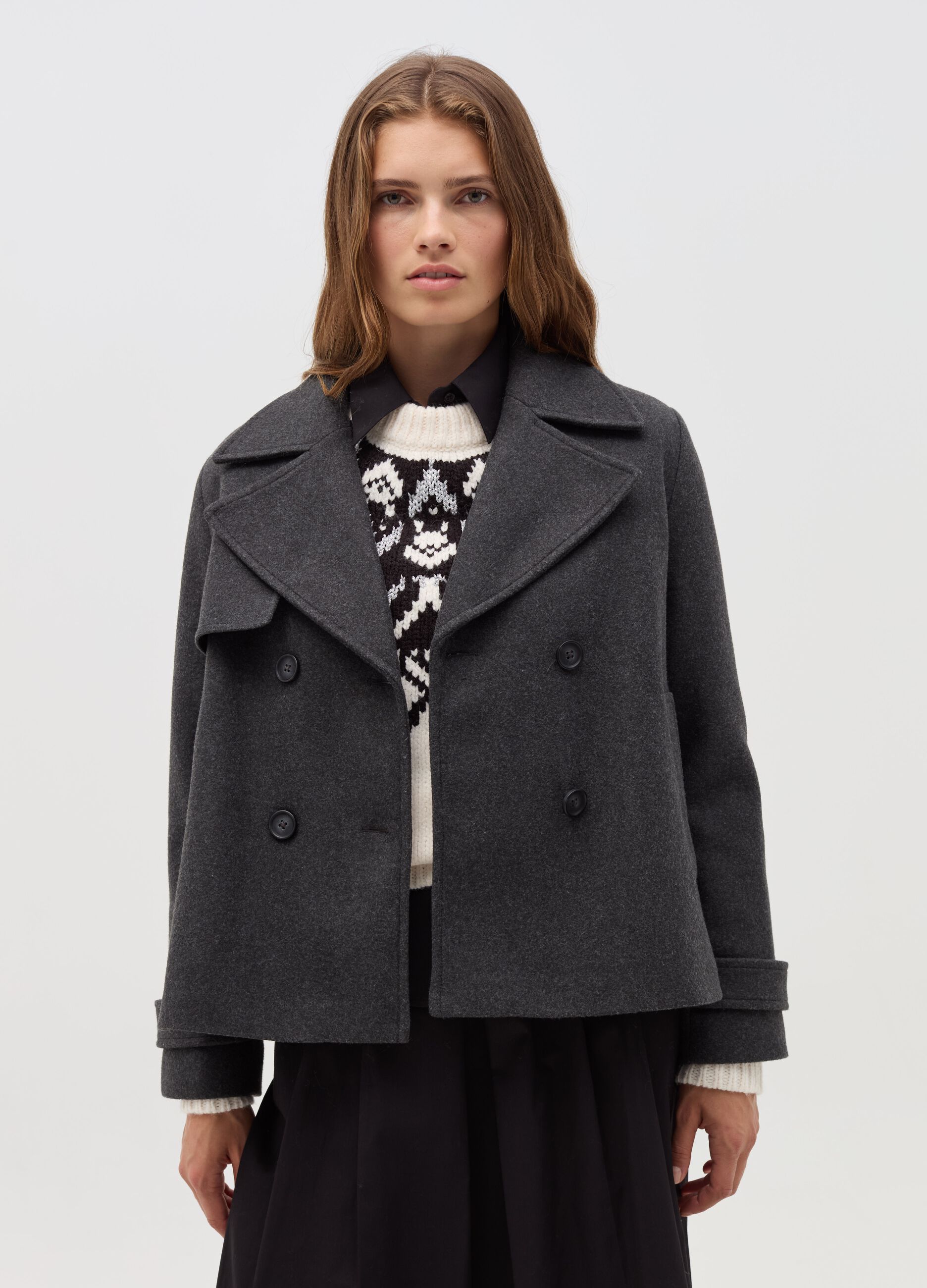 Giaccone corto donna on sale