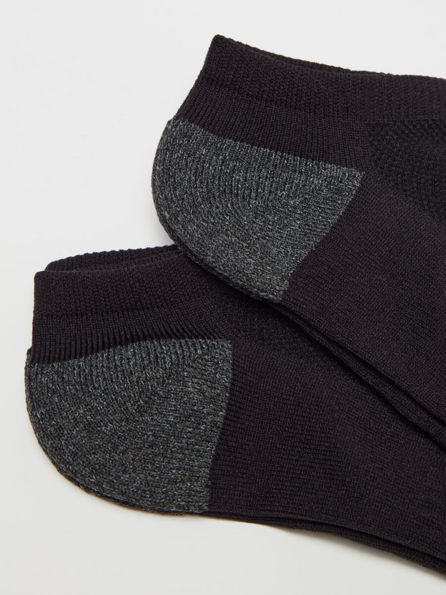 Three-pair pack sneaker liners with contrasting details_1