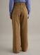 Straight Brown Stretch Cotton Chino Trousers_3