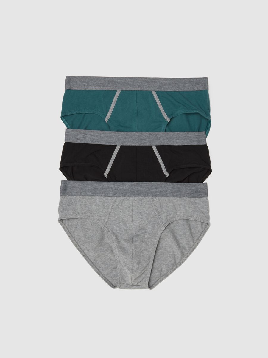 Tripack slip in cotone elasticizzato multicolor regular fit_4
