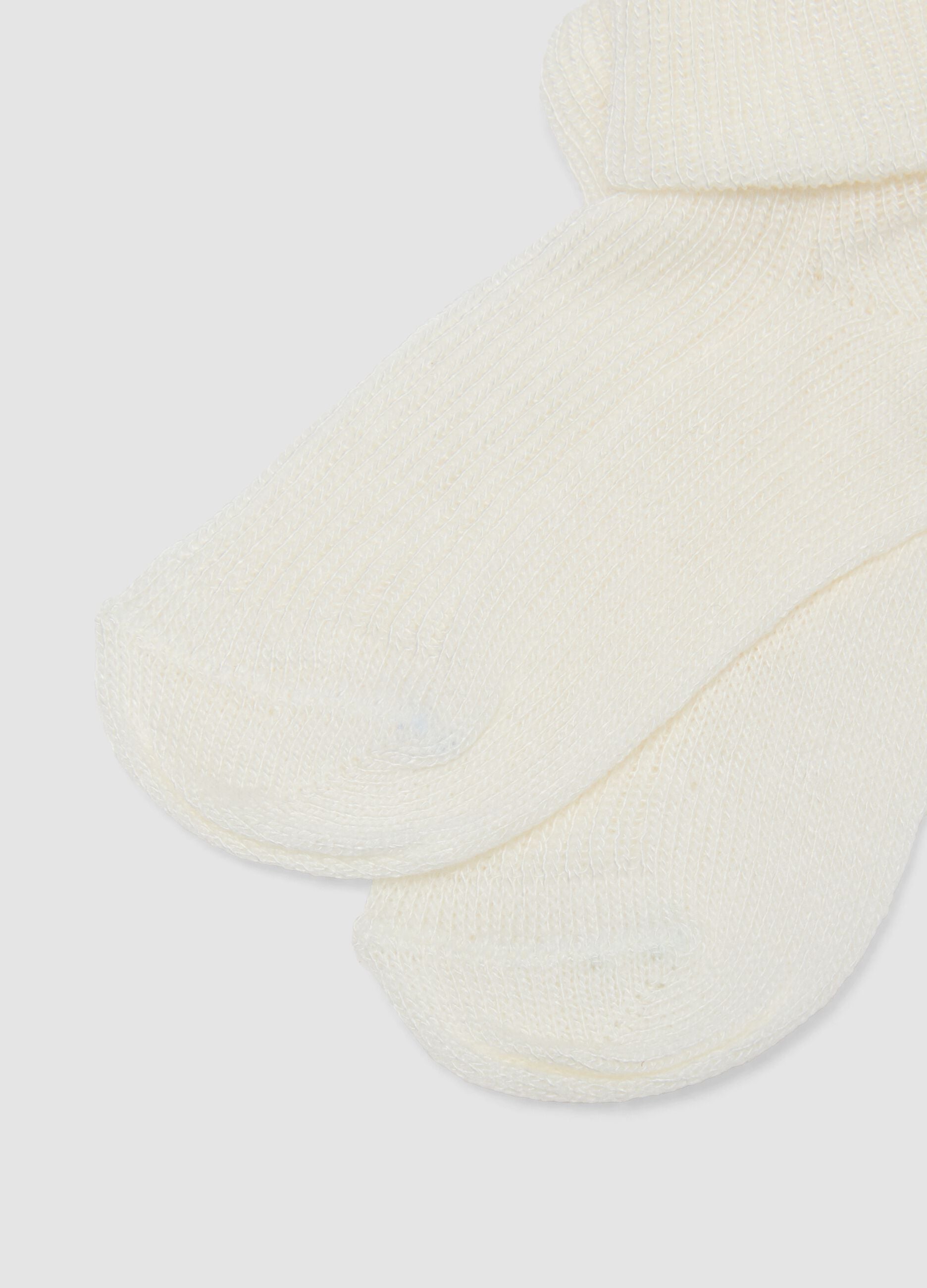 2-pack of multicolour short baby socks
