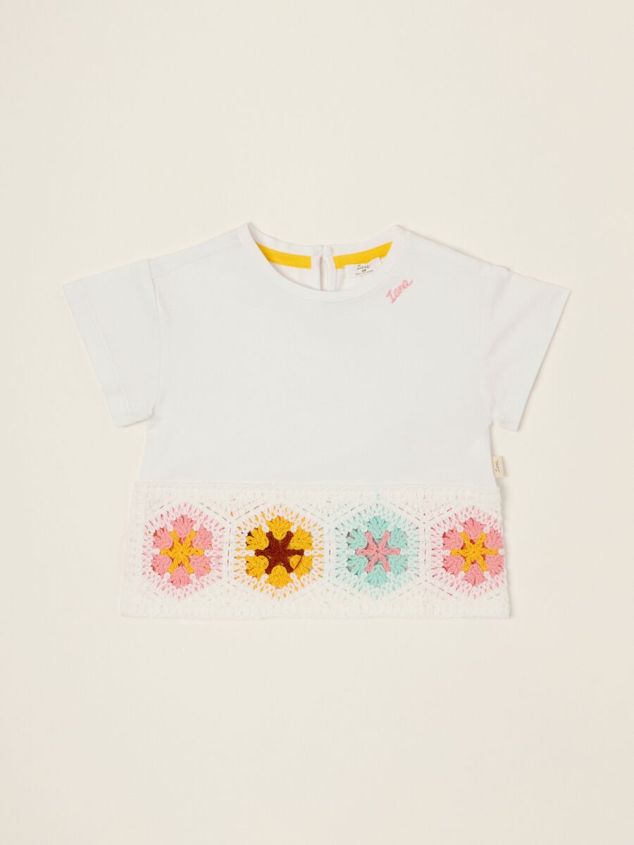 T-shirt in jersey di cotone stretch IANA_0