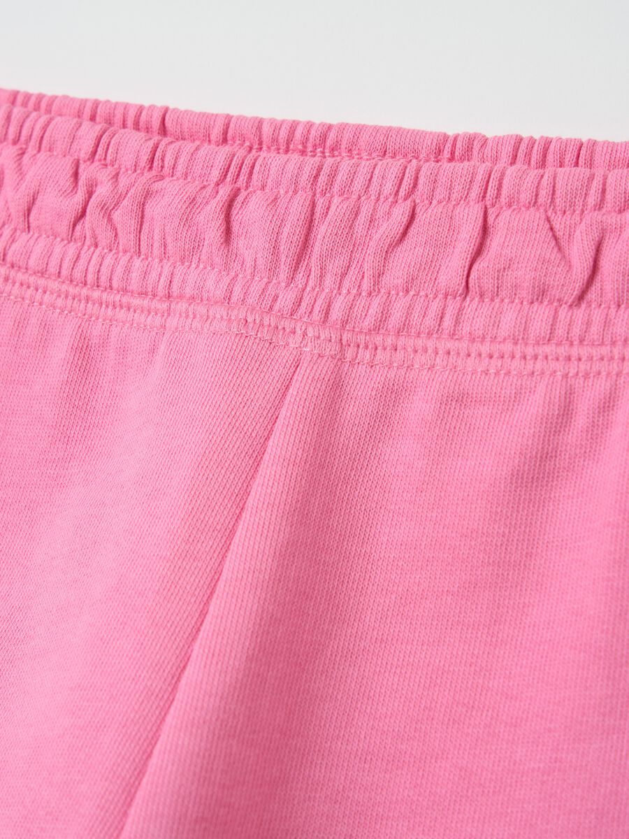 Cotton joggers with elasticated trims_2