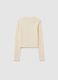 Girls' beige regular fit stretch cotton top_1