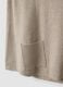 Camel viscose-blend jumper with ribbed high neck, regular fit_5