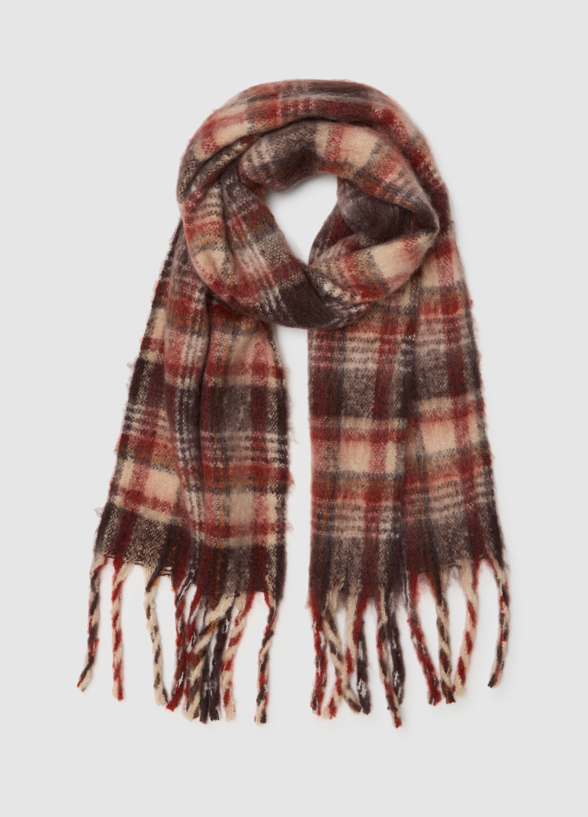 Multicolour Checked Scarf