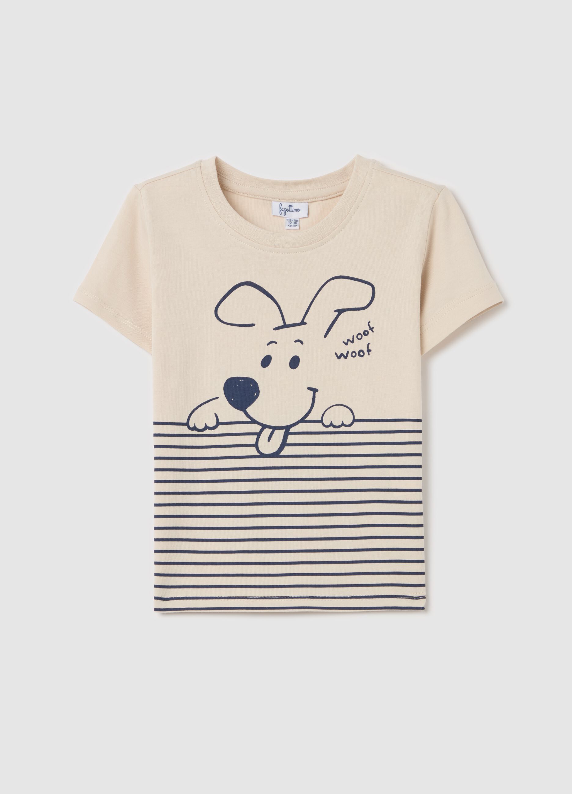 Cotton T-shirt with print