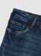 Blue bootcut denim jeans in stretch cotton_5