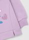 Purple cotton girls' sweatshirt with Stitch_2