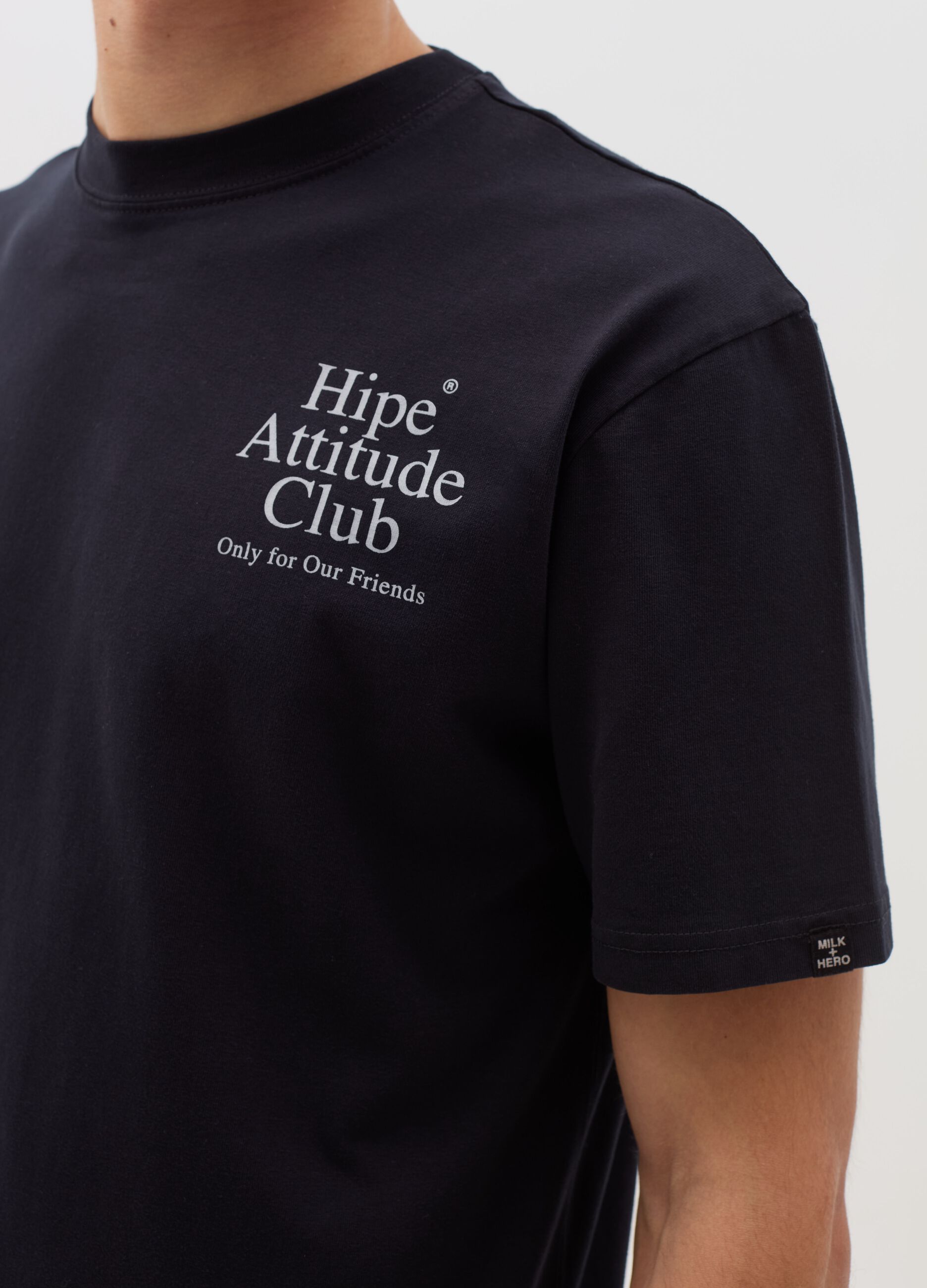 Printed cotton T-shirt