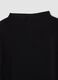 Black stretch viscose crew-neck T-shirt_5
