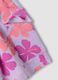 Pink pure cotton floral-print shorts for girls, regular fit_3