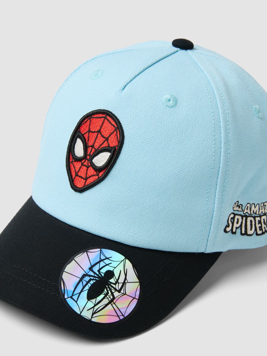 Cappello in puro cotone multicolor da bambino con Spiderman_2