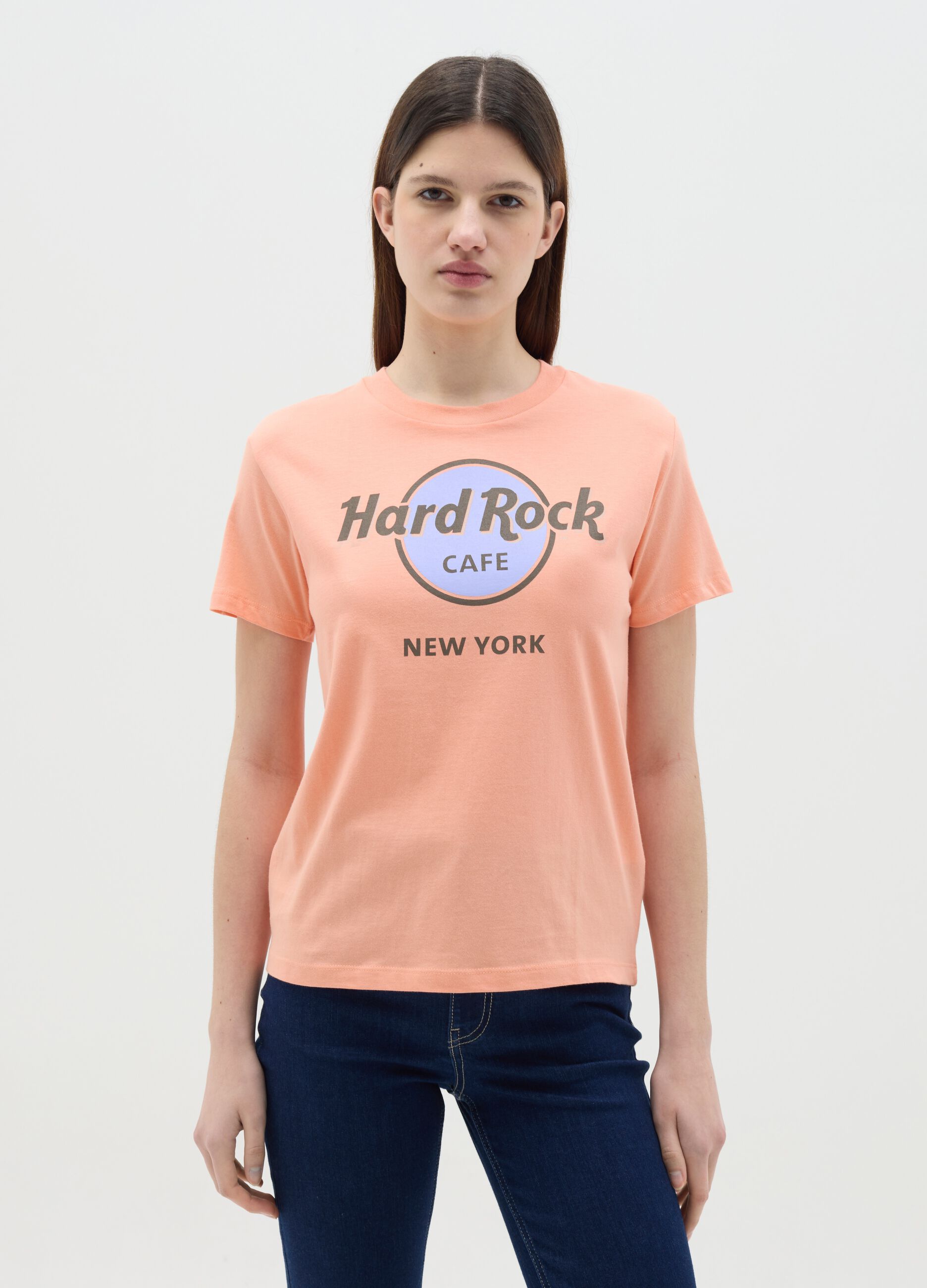 Ovs T-shirt stampa Hard Rock Cafè New York Prezzo Ridotto