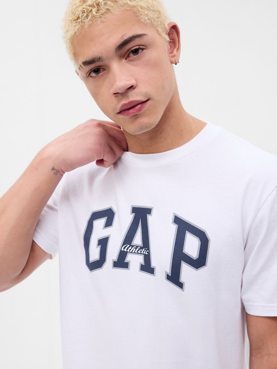 T-shirt con stampa logo Athletics_1