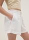 Girls&rsquo; white linen-cotton blend regular-fit shorts_2