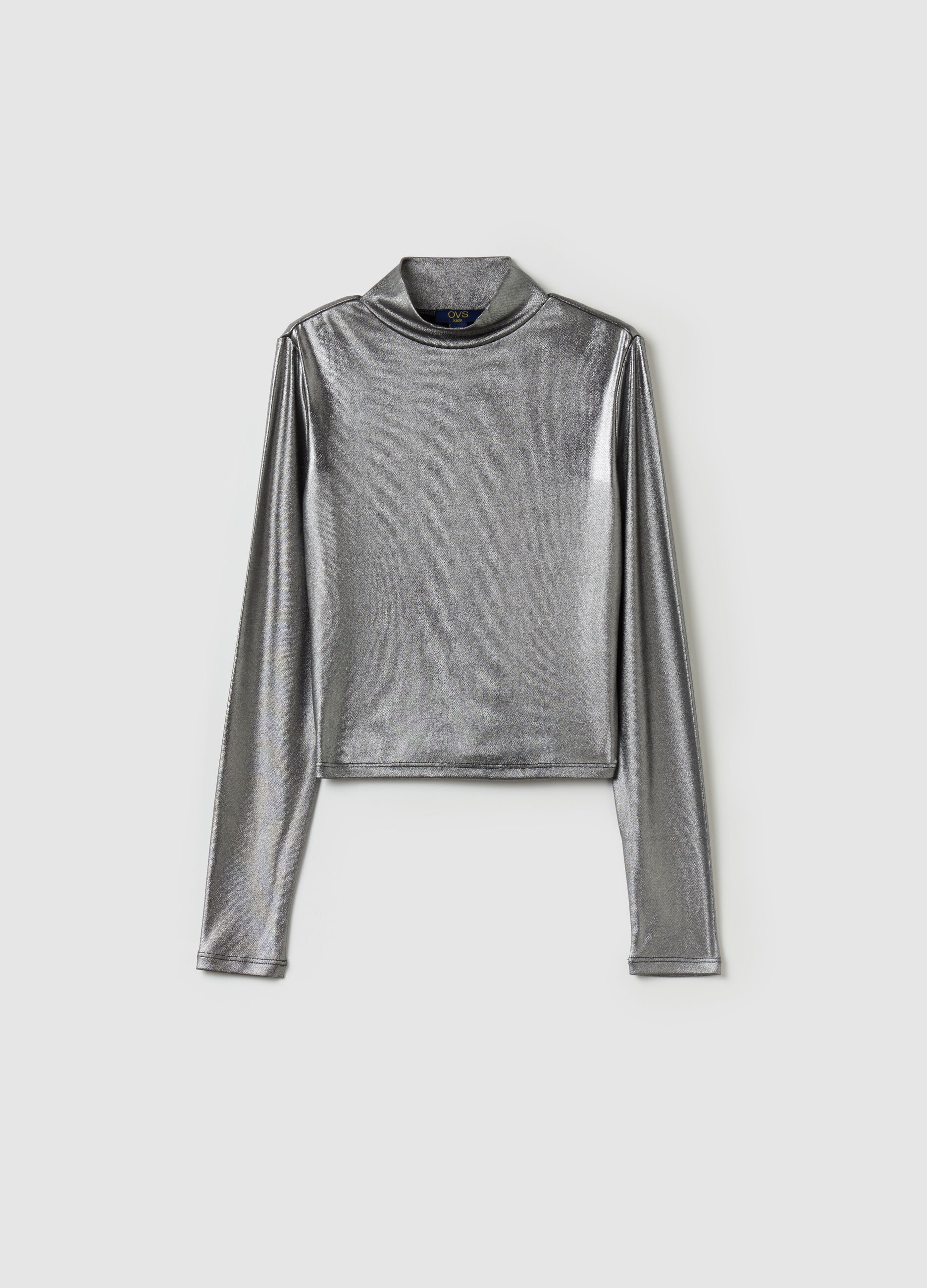 T shirt a maniche lunghe effetto metallizzato OVS KIDS da Ragazza OVS