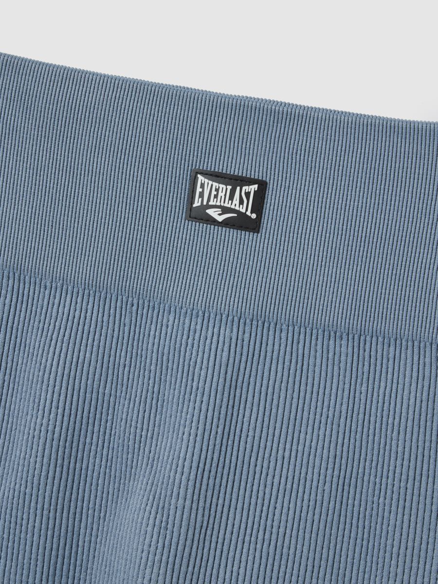Leggings lunghi blu regular fit con logo Everlast_1